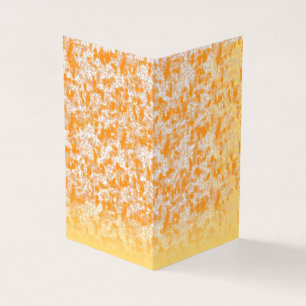 Textile pattern featuring a vibrant orange and gol