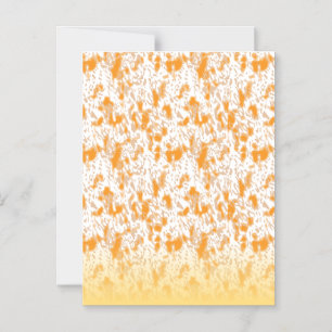 Textile pattern featuring a vibrant orange and gol magnetic invitation