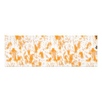 Textile pattern featuring a vibrant orange and gol