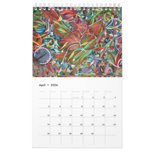 Textiles design calendar (Apr 2026)