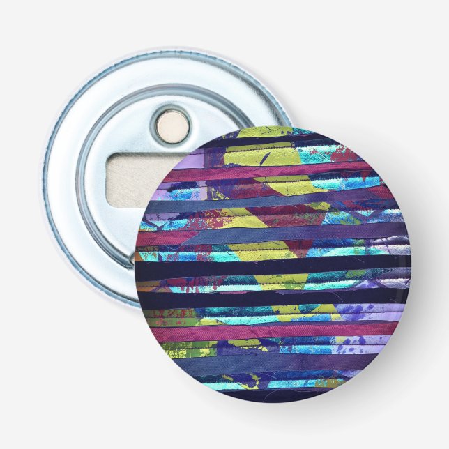 Textiles stripes bottle opener (Front)