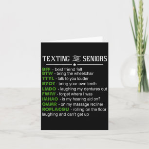 Texting For Seniors Bff Best Friend Fell Funny For Card