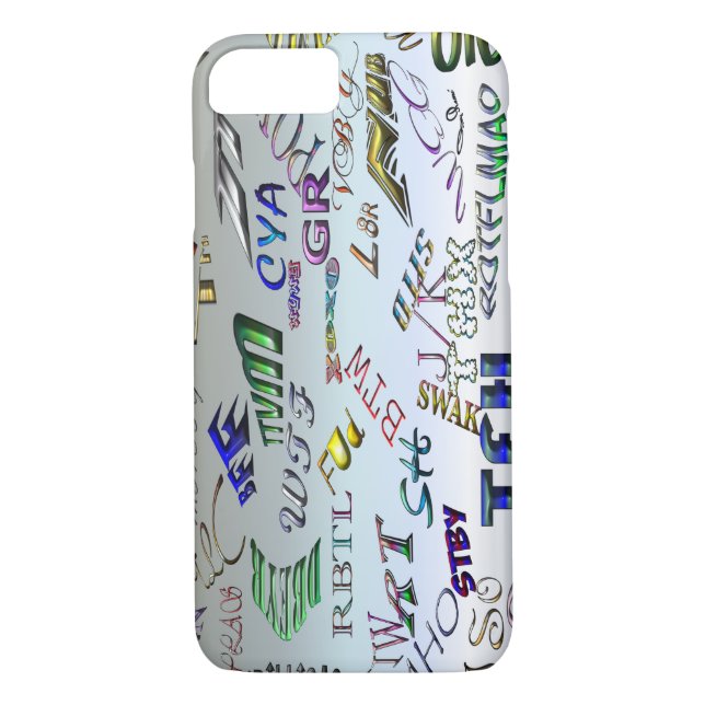 Texting Message Dictionary - Abbreviations Case-Mate iPhone Case (Back)