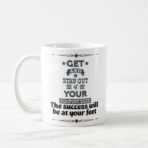 Textography calligraphy motivational quotes 34. coffee mug