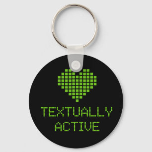 Textually Active - keychain