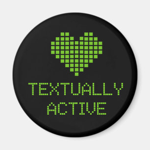 Textually Active - magnet