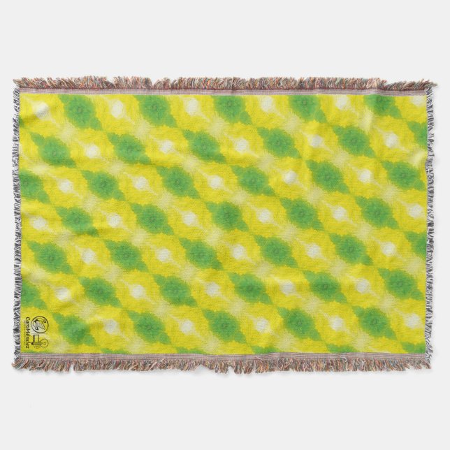 Textura #20 de la obra Nuit Throw Blanket (Front)