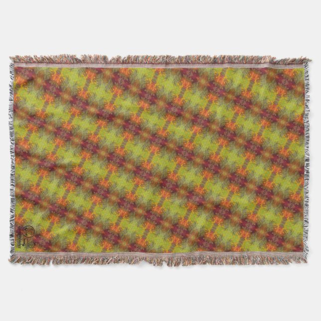 Textura #42 de la obra Nuit Throw Blanket (Front)