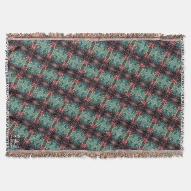 Textura #68 de la obra Nuit Throw Blanket (Front)