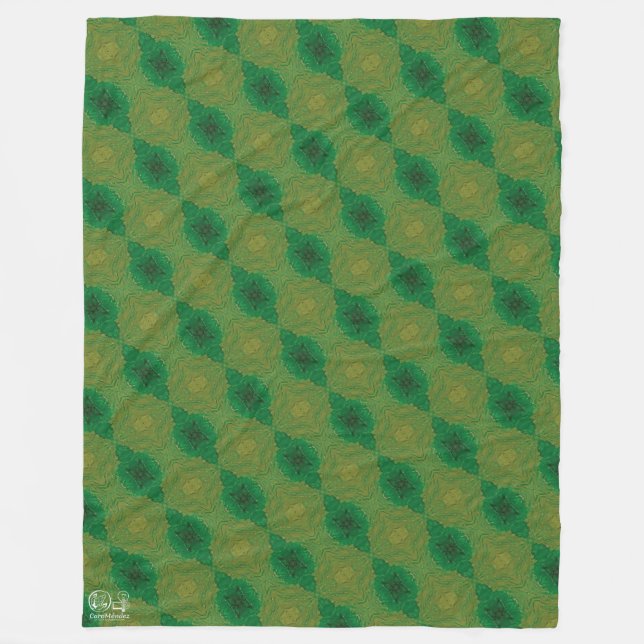 Textura #70 de la obra Nuit Fleece Blanket (Front)