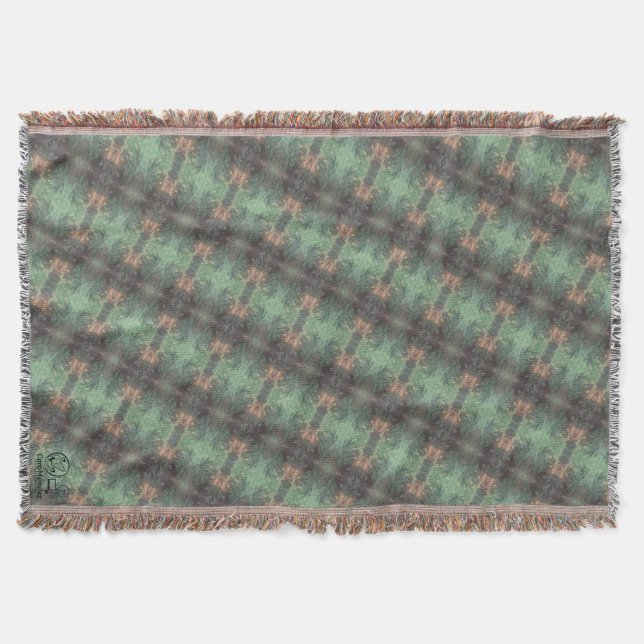 Textura #7 de la obra Nuit Throw Blanket (Front)