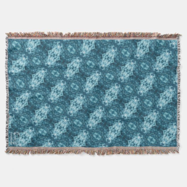 Textura #8 de la obra Cerezas Throw Blanket (Front)