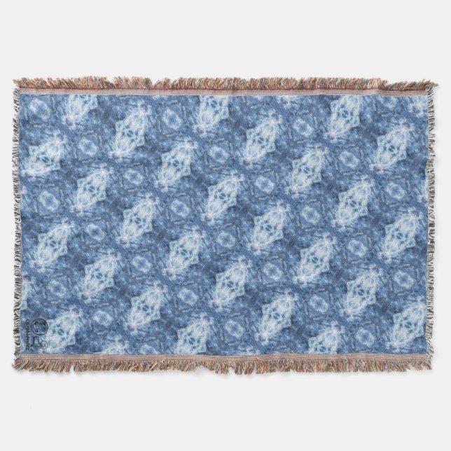 Textura #9 de la obra Cerezas Throw Blanket (Front)