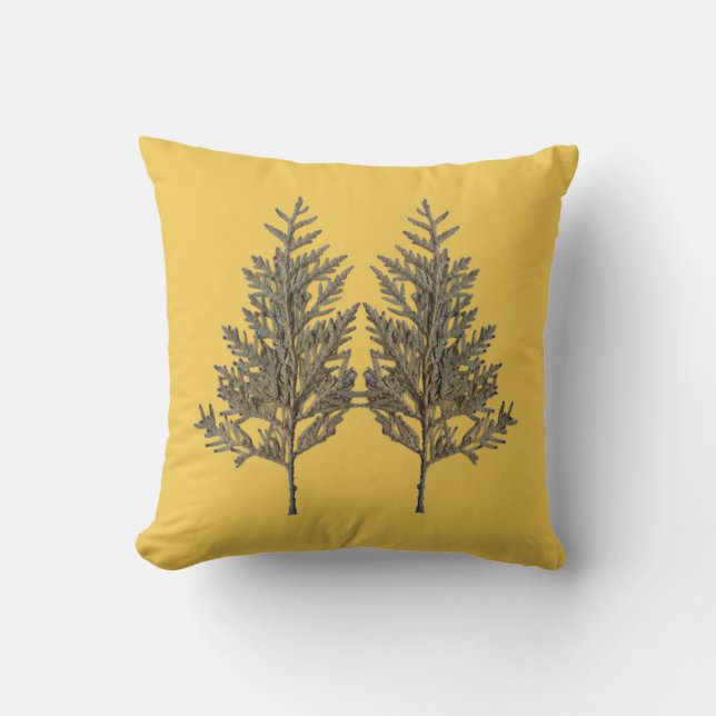 Textural Treasures of Winter on a Pillow - D2 (Front)