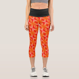 Texture #11.1 from the work The Heart of the... Capri Leggings