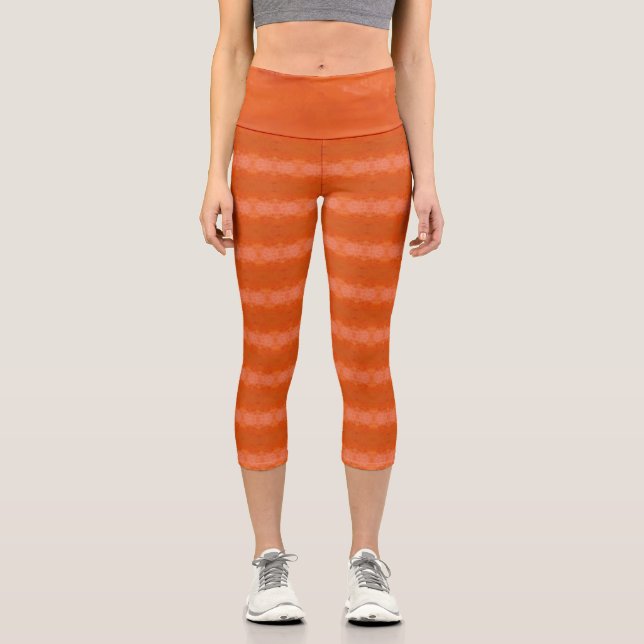 Texture #11 from the work Fantasy and Reality Capri Leggings (Front)