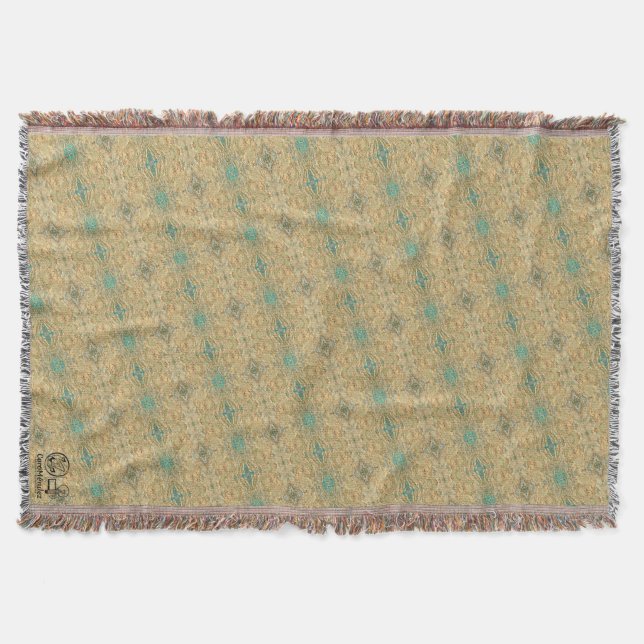 Texture #11 from work Dawn Throw Blanket (Front)