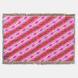 Texture #12.6 from the work The Heart of the... Throw Blanket
