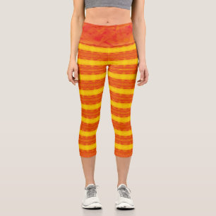 Texture #12 from the work Fantasy and Reality Capri Leggings
