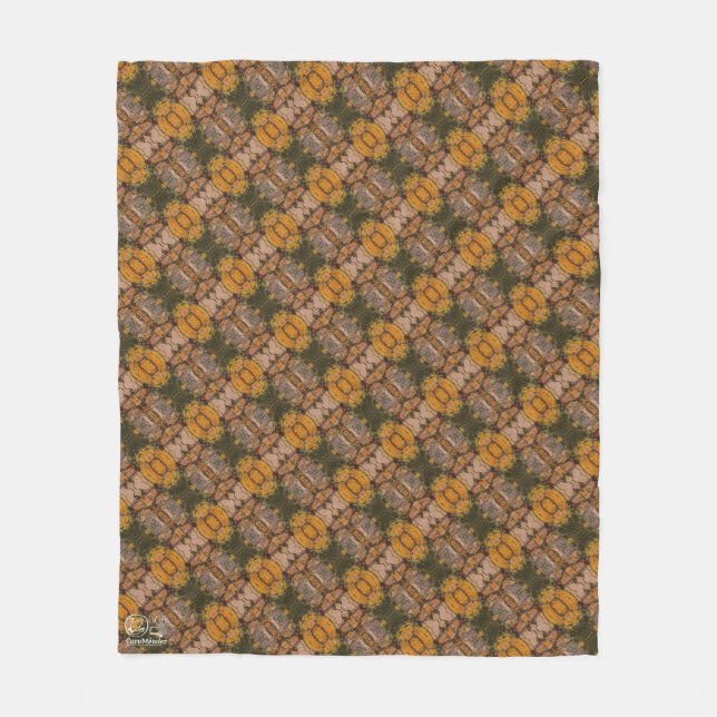 Texture #12 from work The Rock Fleece Blanket (Front)