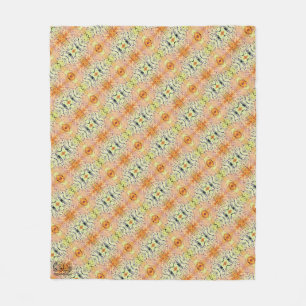 Texture #13.0 the work Seeing Through the Eyes Fleece Blanket