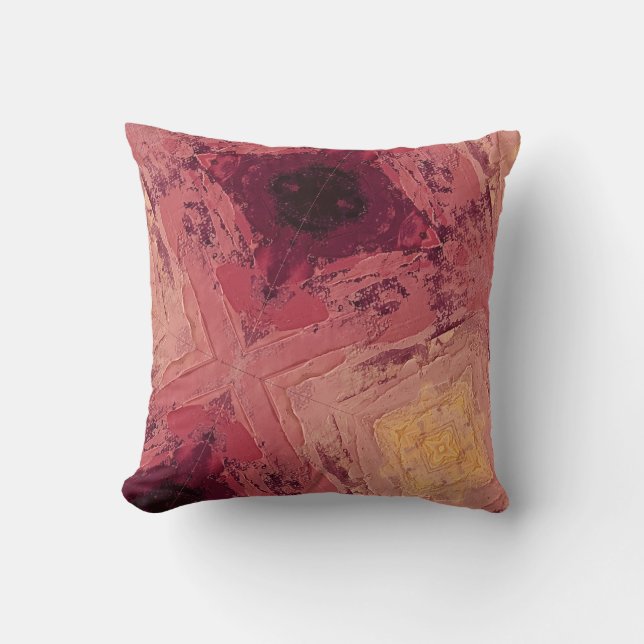 Texture #13 from Horizonte Throw Pillow (Front)