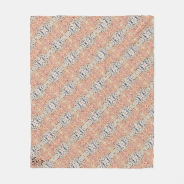Texture #13 from the work Seeing Through the Eyes Fleece Blanket (Front)