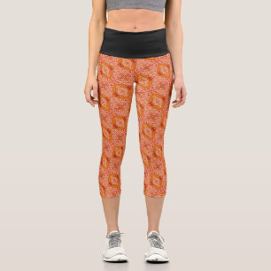 Texture #14 from the work The Heart of the... Capri Leggings