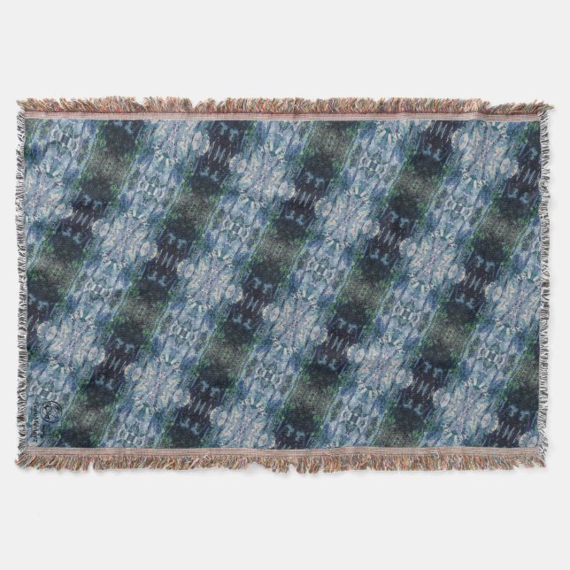 Texture #15 from the work Maritimo Throw Blanket (Front)