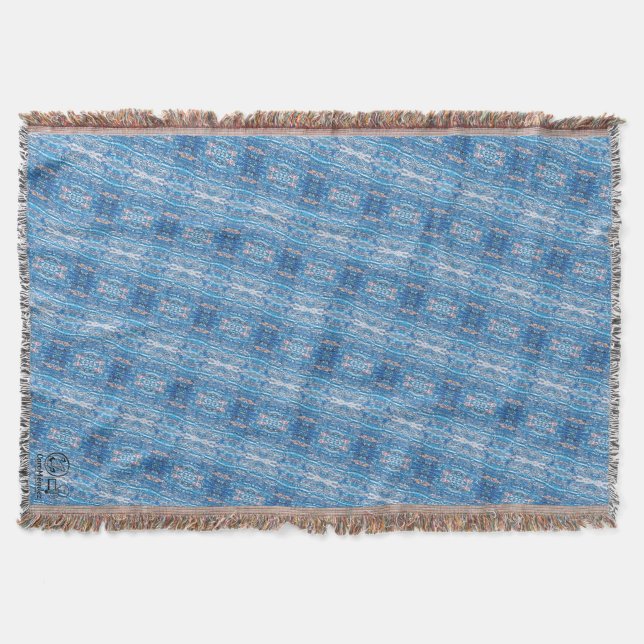 Texture #16 from work The Rock Throw Blanket (Front)