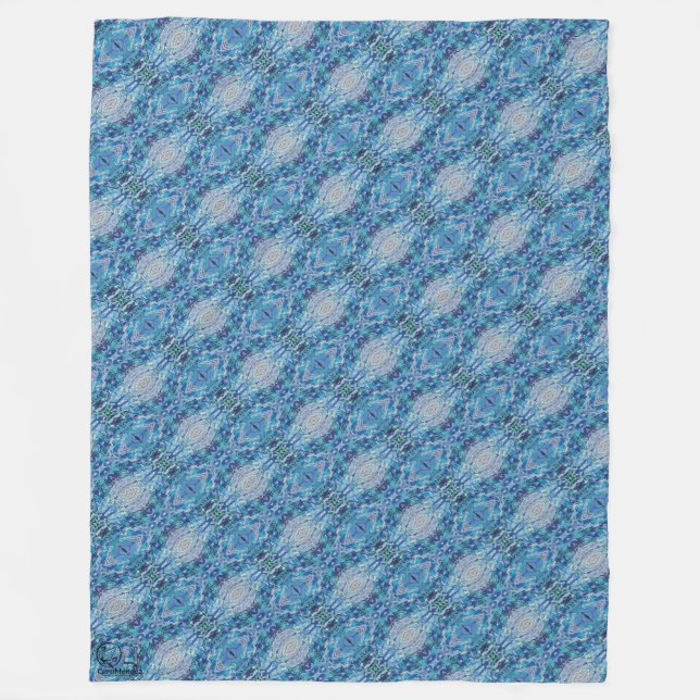 Texture #18 from the work Maritimo Fleece Blanket (Front)
