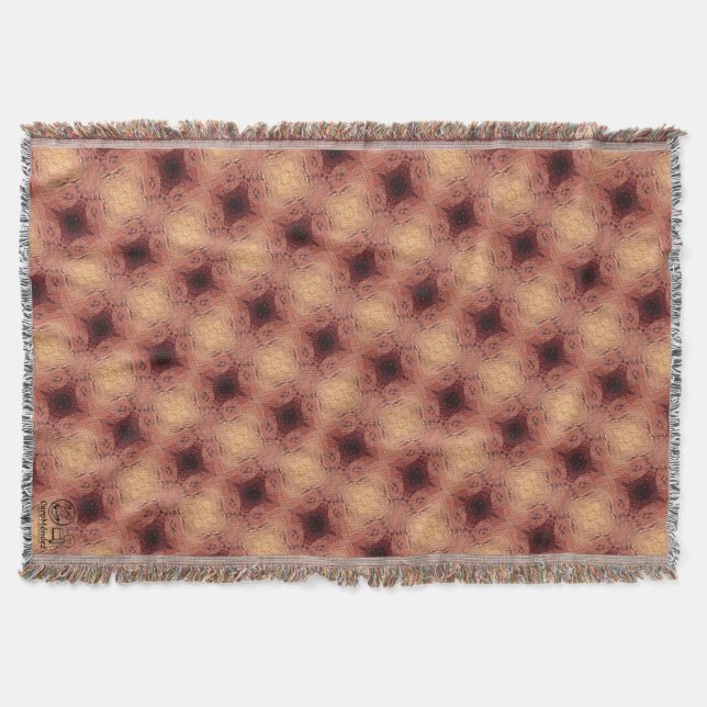 Texture #18 from work Horizon Throw Blanket (Front)