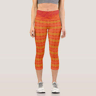 Texture #19 from the work Fantasy and Reality Capri Leggings