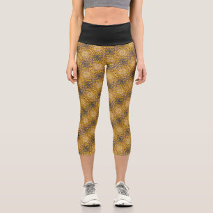 Texture #1 from the work Pineapple. SERIES Capri Leggings