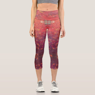 Texture #1 from the work The Sunset Capri Leggings