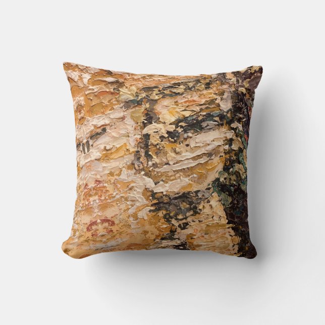Texture #24 Dawn Throw Pillow (Front)
