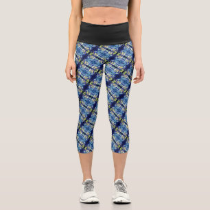 Texture #2.0 of the work Pineapple Capri Leggings