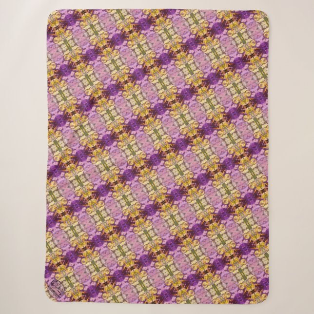 Texture #2.1 of the work Pineapple Sherpa Blanket (Front)