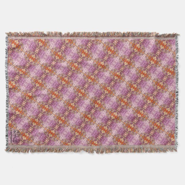 Texture #32 from work Dawn Throw Blanket (Front)