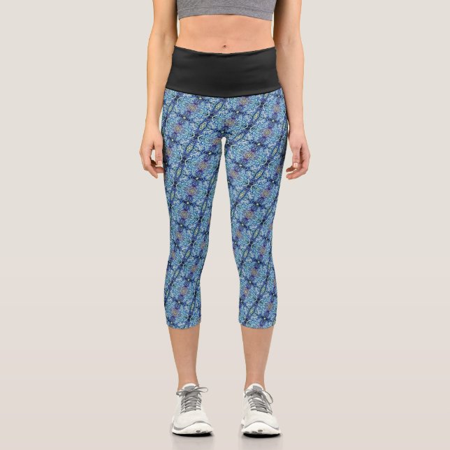 Texture #35.0 of work Horizonte Capri Leggings (Front)