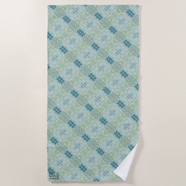 Texture #36 Dawn Work Beach Towel (Front)
