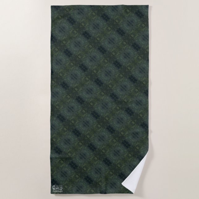 Texture #38 Dawn Work Beach Towel (Front)