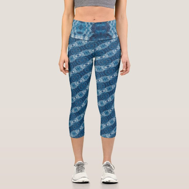 Texture #3 from the work Cherries Capri Leggings (Front)