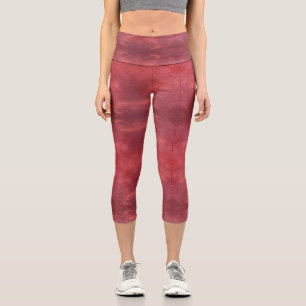 Texture #3 from the work Fantasy and Reality Capri Leggings