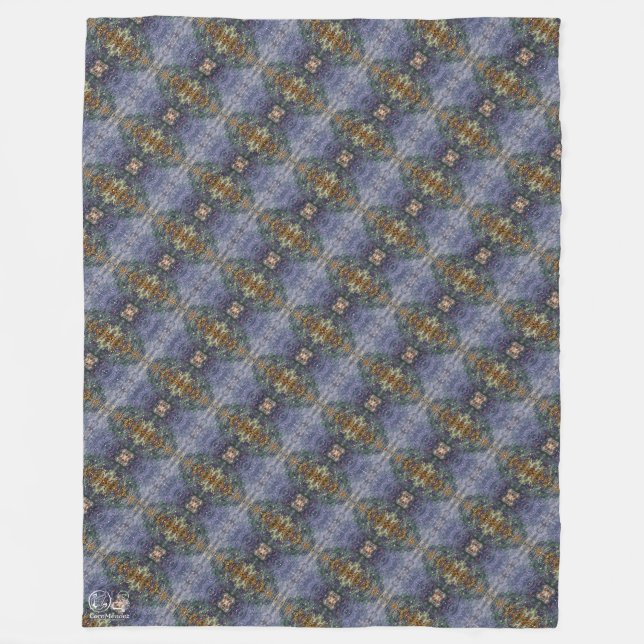 Texture #3 from work Dawn Fleece Blanket (Front)