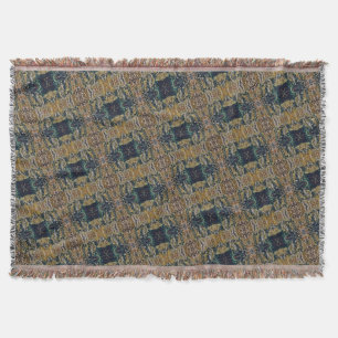 Texture #41 work Dawn Throw Blanket