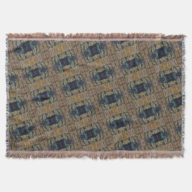 Texture #41 work Dawn Throw Blanket (Front)