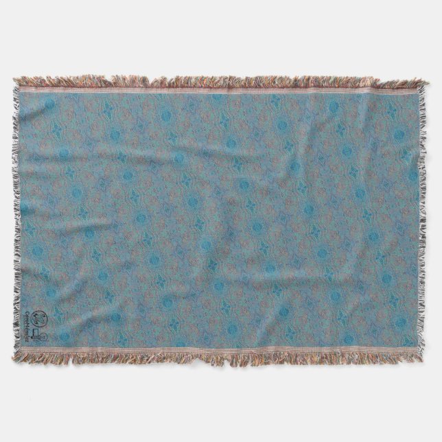 Texture #46 Dawn Work Throw Blanket (Front)