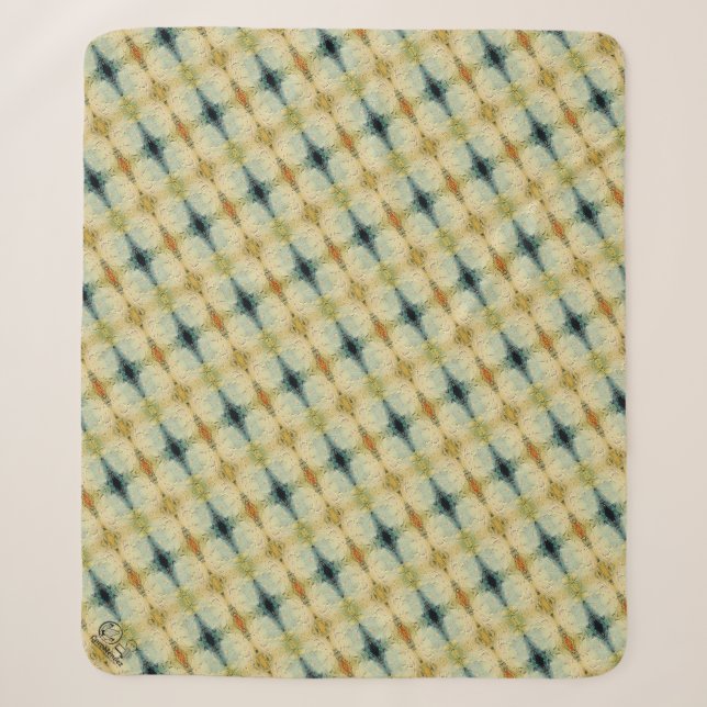 Texture #4.0 the work Seeing through the eyes Sherpa Blanket (Front)