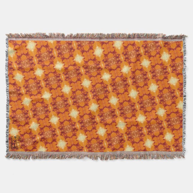 Texture #56 from the work Nuit Throw Blanket (Front)